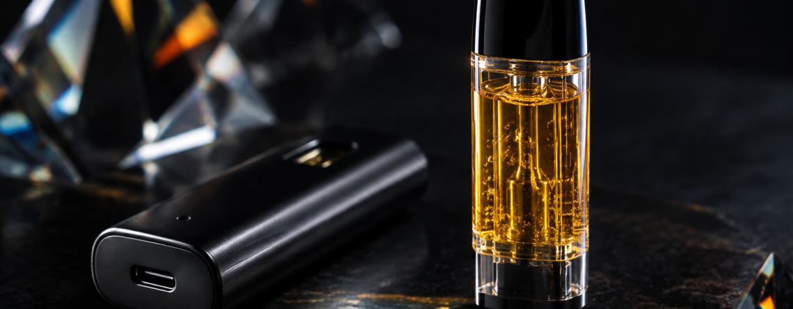 Diamond vape pod met batterij en live resin