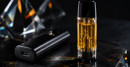Diamond vape pod met batterij en live resin