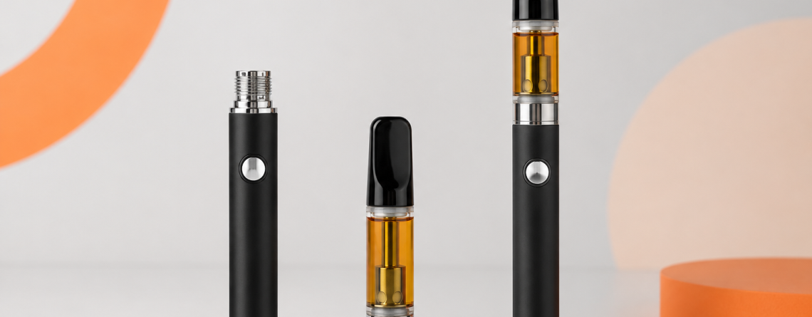 Wat is een THC vape met batterij en cartridge